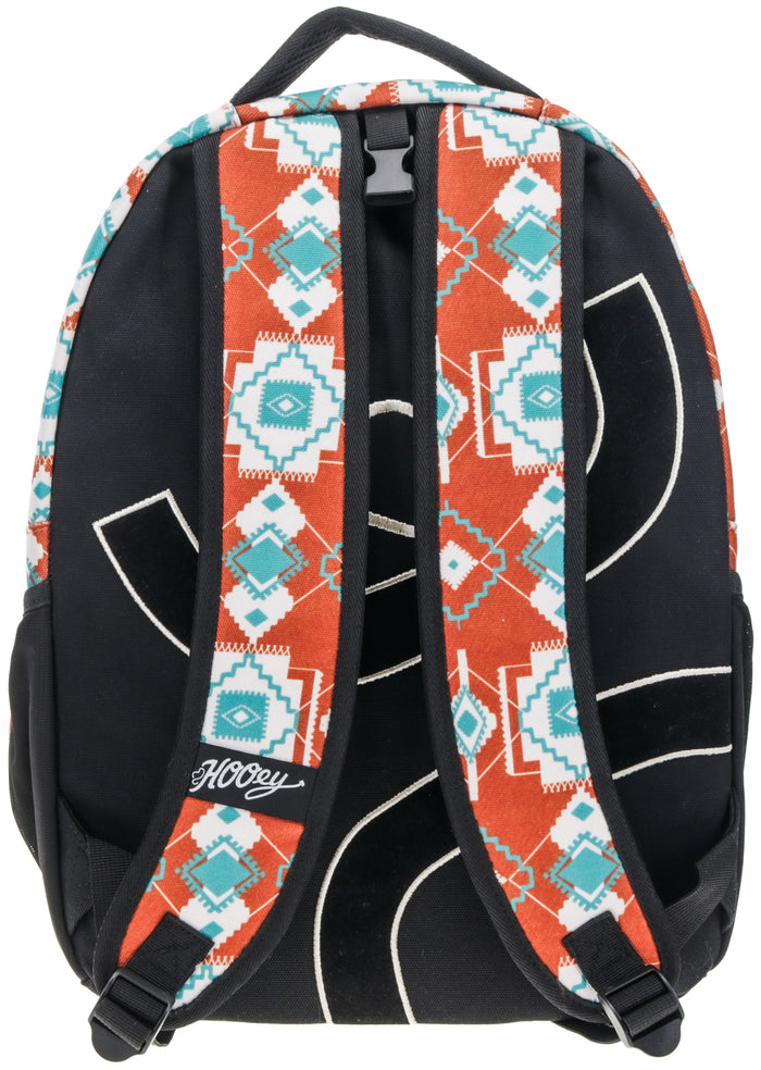 Hooey Recess Rust & Teal Aztec Print Backpack BP2601RUAZ
