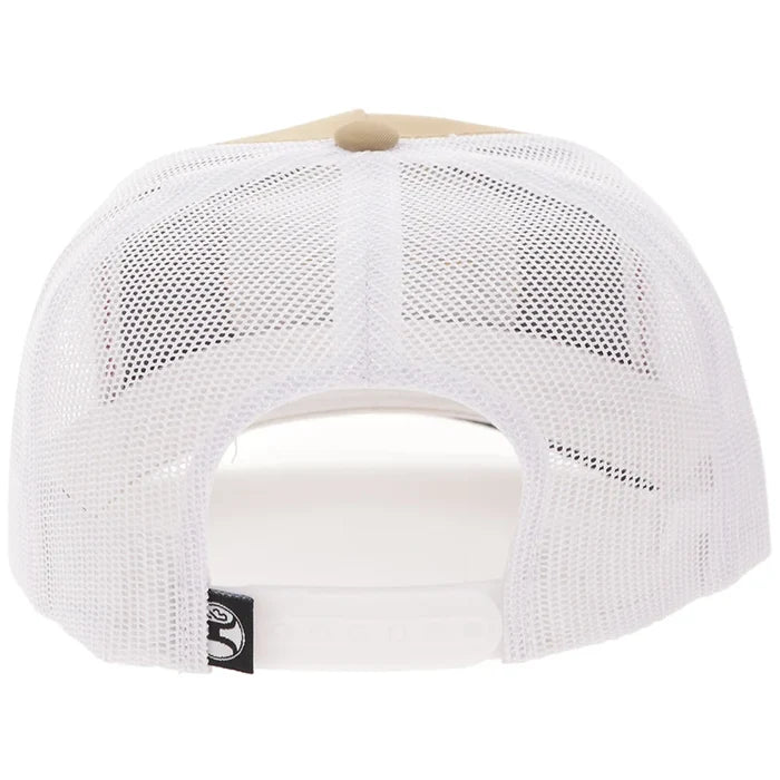 Hooey Salado Tan & White Snap Back Trucker Ball Cap 2604T-TNWH