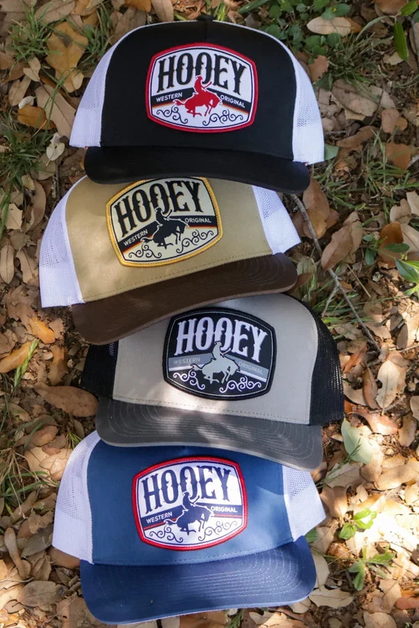 Hooey Salado Tan & White Snap Back Trucker Ball Cap 2604T-TNWH