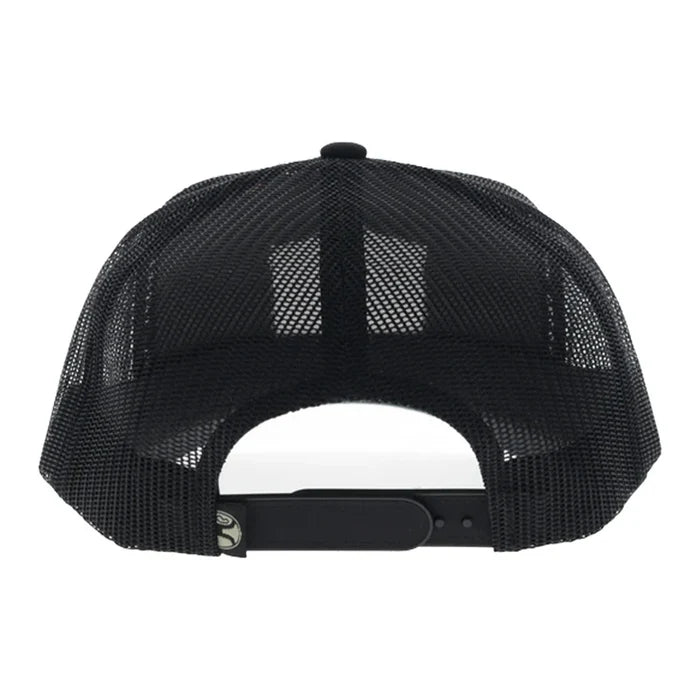 Hooey Toller Tan & Black 'Outfitters' Snap Back Trucker Ball Cap 6034-TNBK