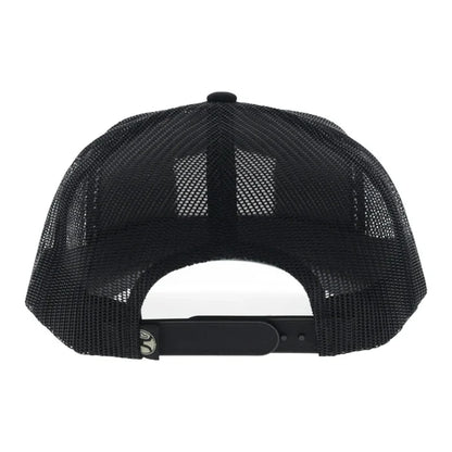 Hooey Toller Tan & Black 'Outfitters' Snap Back Trucker Ball Cap 6034-TNBK