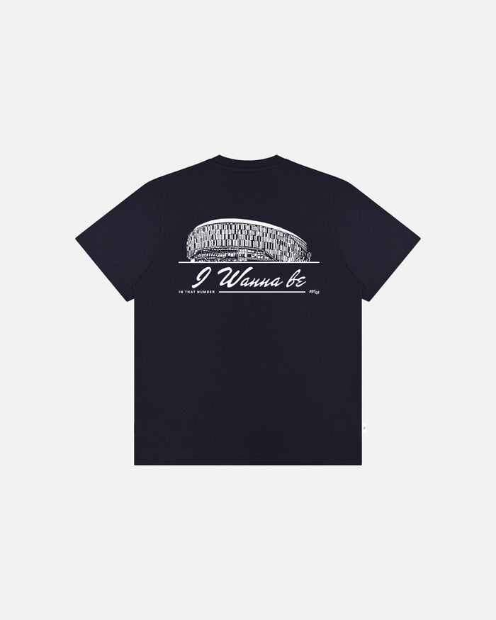 ART OF Spurs I Wanna Be Stadium | THFC Navy Graphic Football T-shirt