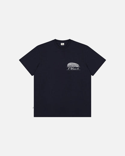ART OF Spurs I Wanna Be Stadium | THFC Navy Graphic Football T-shirt