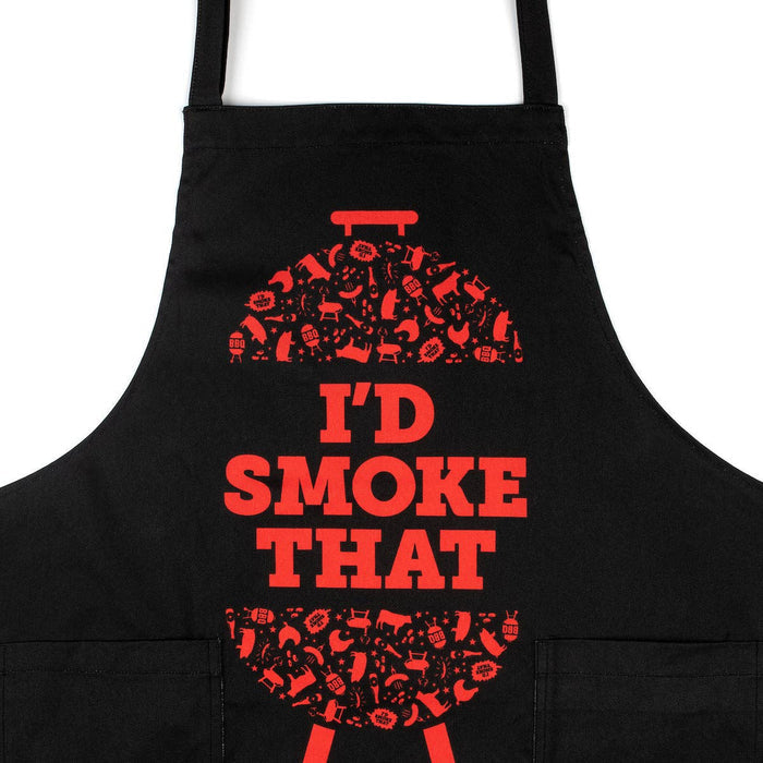 I'd Smoke That Apron - Funny Grilling Apron - Pine & Moss