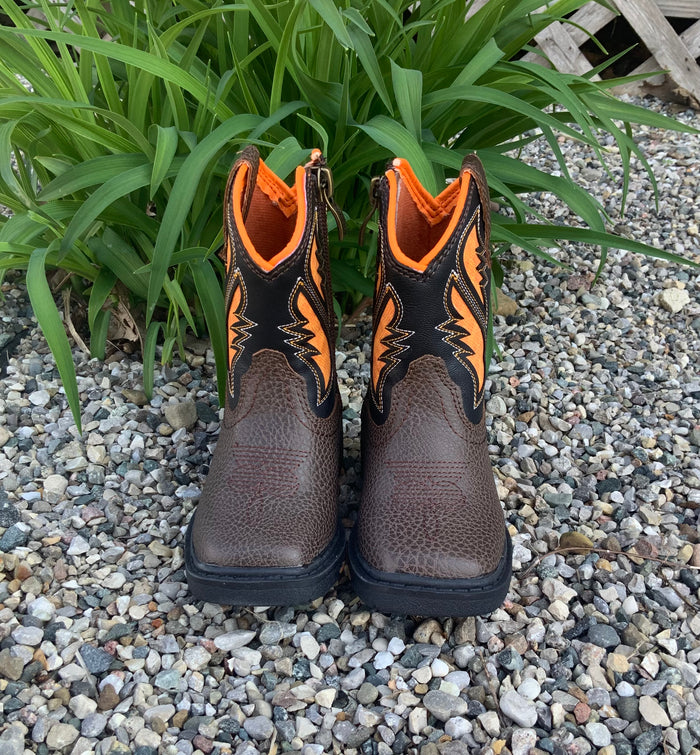 Ariat Lil' Stomper Toddler Intrepid Western Cowboy Boot A441002802-Painted Cowgirl Western Store