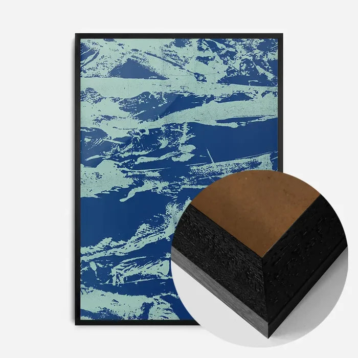 21x30cm | 8¼ x 11¾in / Black Wood Frame
