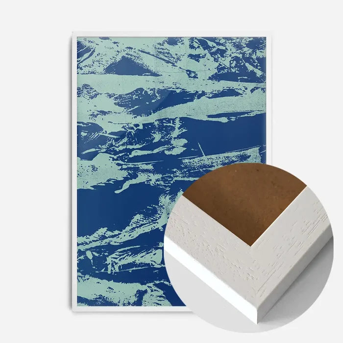 21x30cm | 8¼ x 11¾in / White Wood Frame