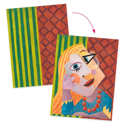 Inspired By Pablo Picasso Collage Stickers