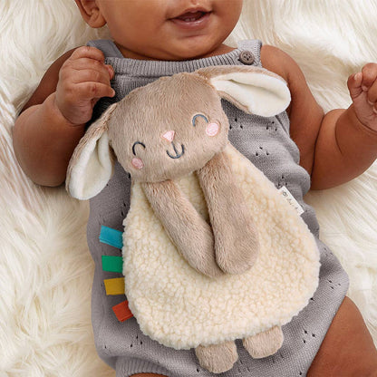 Itzy Learn & Snuggle Gift Set - Bunny Lovey and Busy Book - Wee Bee Baby Boutique
