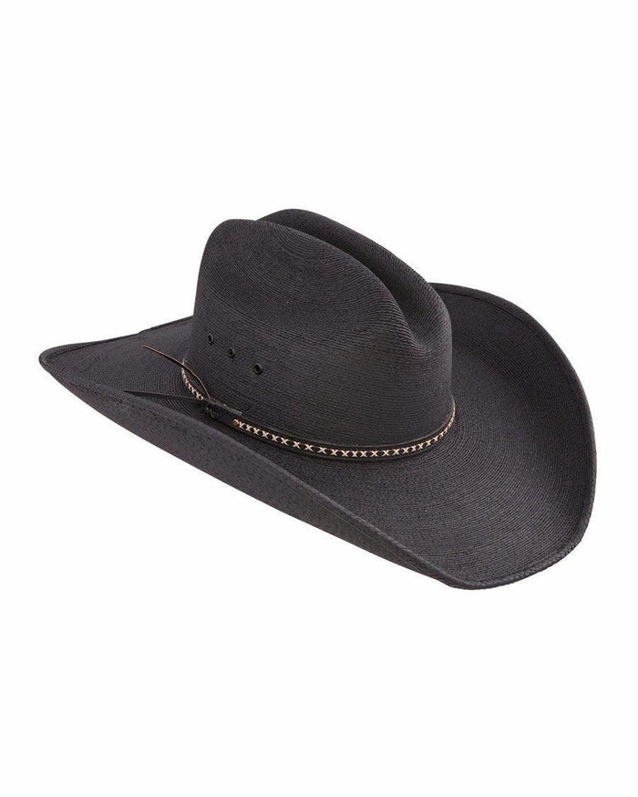 Jason Aldean Collection By Resistol Asphalt Cowboy Bound Black Western Straw Hat RSASCWBJA4107-Painted Cowgirl Western Store
