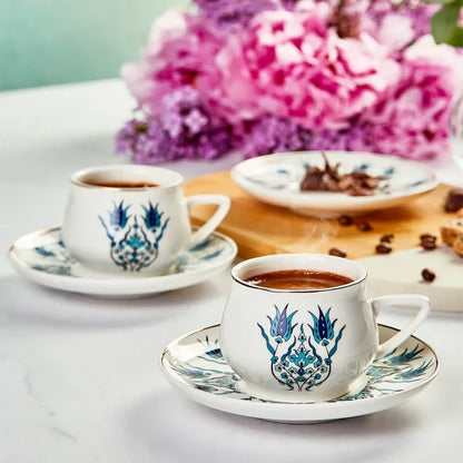 KARACA Karaca İznik Espressoset 12 Delig | 6 Persoons