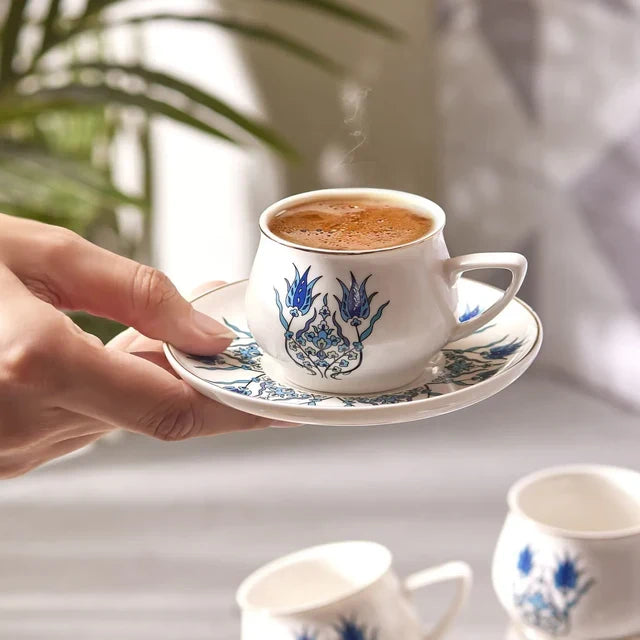 KARACA Karaca İznik Espressoset 12 Delig | 6 Persoons