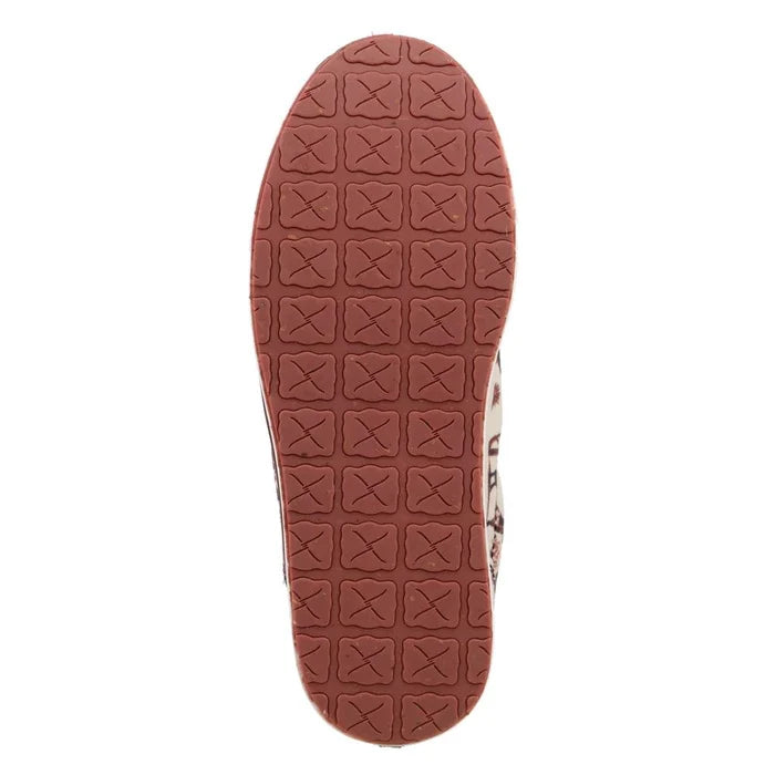 Kids Twisted X Maroon and Ivory Kicks YCA0013-Painted Cowgirl Western Store