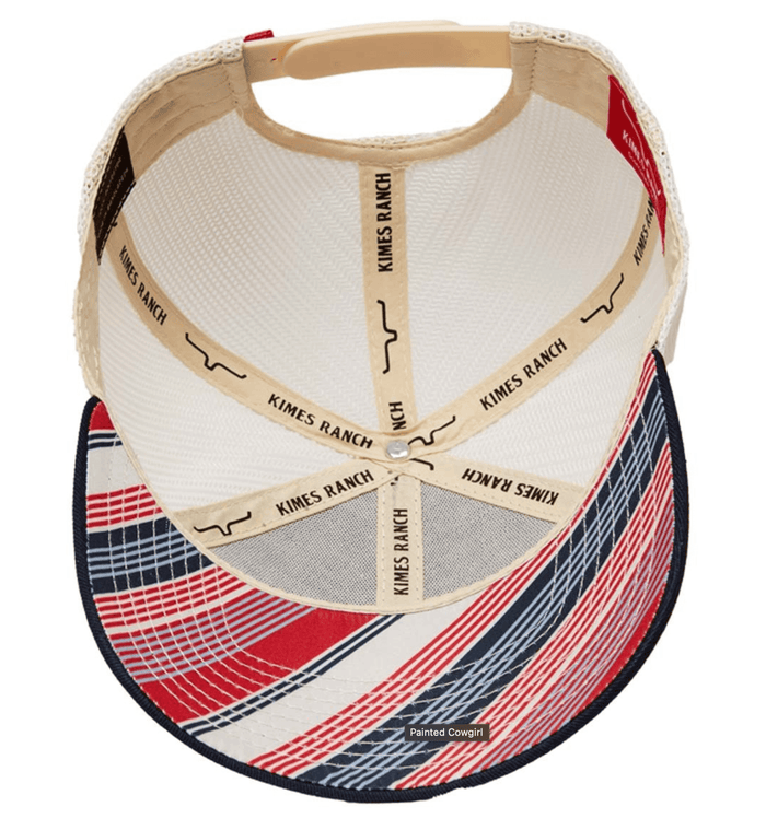 Kimes Ranch Anson Trucker Grey Heather/Navy Snap Back Ball Cap