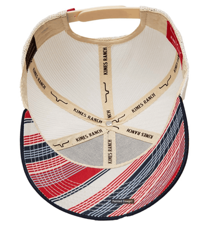Kimes Ranch Anson Trucker Grey Heather/Navy Snap Back Ball Cap