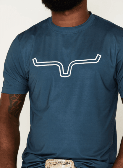 Kimes Ranch Men's Major Blue Outlier Tech Short Sleeve Tee