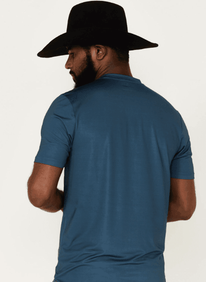 Kimes Ranch Men's Major Blue Outlier Tech Short Sleeve Tee