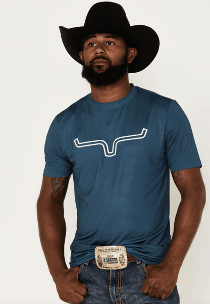 Kimes Ranch Men's Major Blue Outlier Tech Short Sleeve Tee