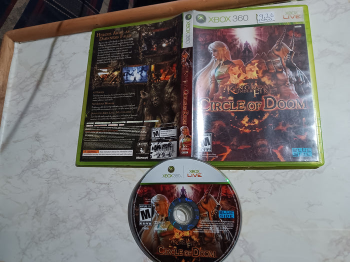 Kingdom of Fire Circle of Doom Tested Xbox 360 Video Game