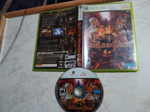 Kingdom of Fire Circle of Doom Tested Xbox 360 Video Game