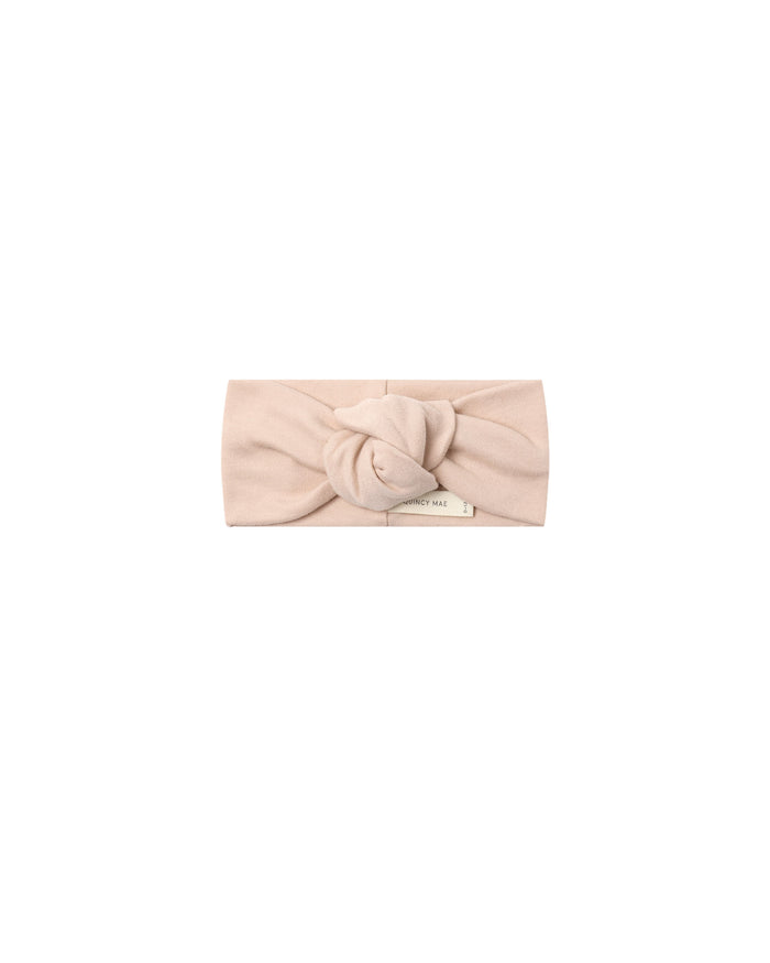 Knotted Headband || Dusty Rose (0-12Mo)