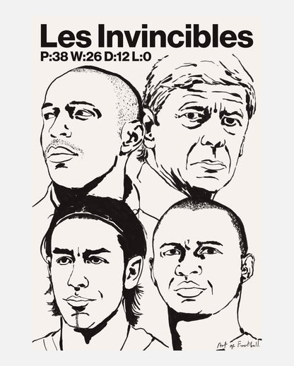 ART OF AFC Les Invincibles Framed Print | Football Wall Art
