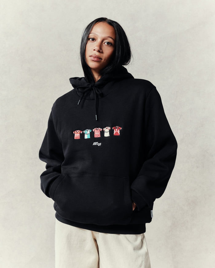 ART OF LFC Embroidered Classics Black Hoodie | Football Sweat