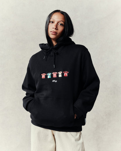 ART OF LFC Embroidered Classics Black Hoodie | Football Sweat