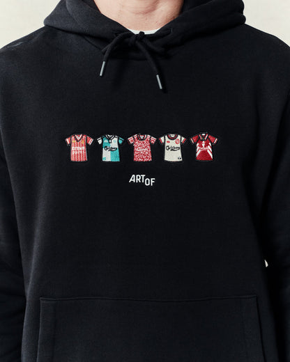 ART OF LFC Embroidered Classics Black Hoodie | Football Sweat