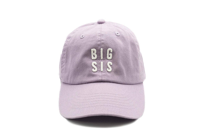 Lilac Big Sis Hat - Wee Bee Baby Boutique