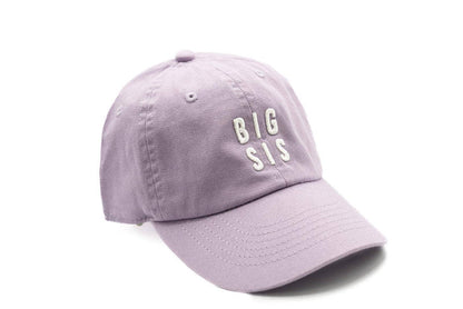 Lilac Big Sis Hat - Wee Bee Baby Boutique