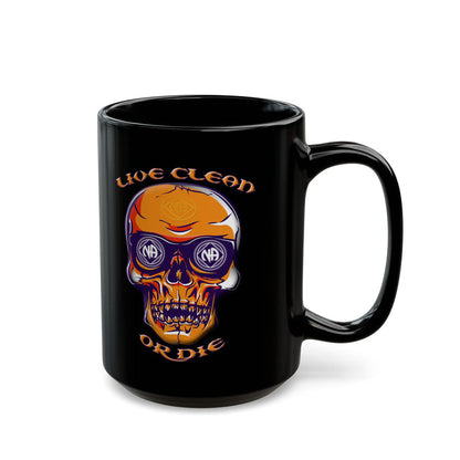 Live Clean Or Die Skull 11/15oz NA Ceramic Mug