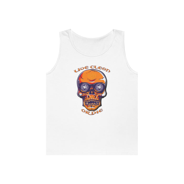 Live Clean Or Die SkullNA dtg Tank Top
