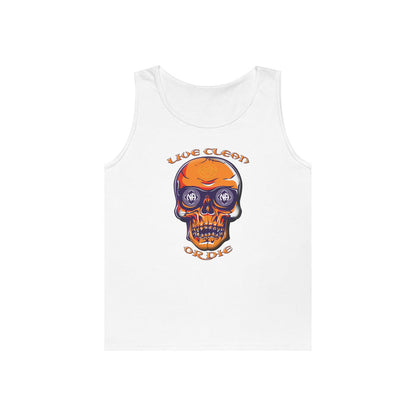 Live Clean Or Die SkullNA dtg Tank Top