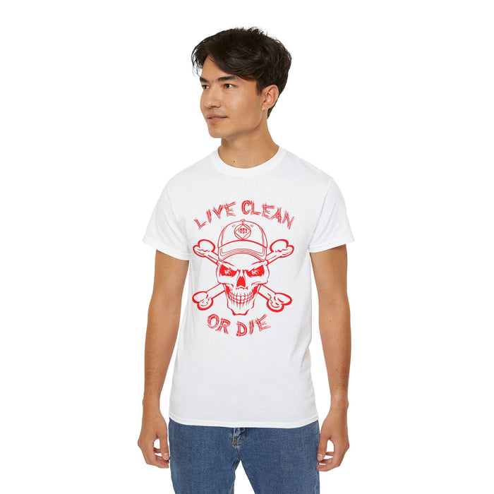 Live Clean Or Die  V.3 -  dtg Tee
