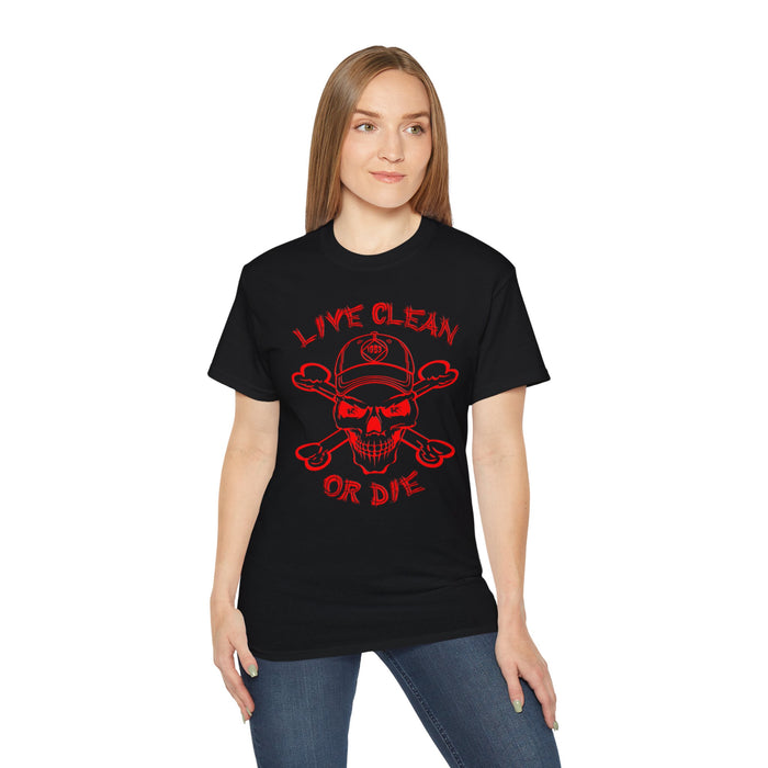 Live Clean Or Die  V.3 -  dtg Tee