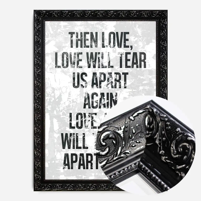 21x30cm | 8¼ x 11¾in / Black Ornate Frame