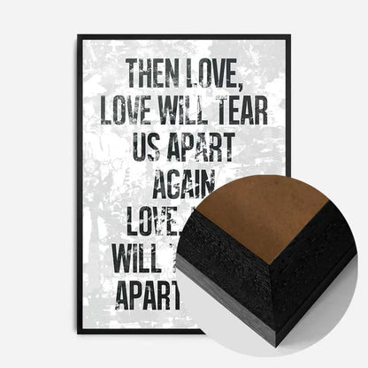 21x30cm | 8¼ x 11¾in / Black Wood Frame