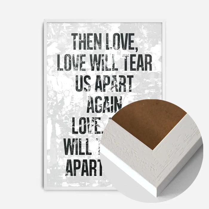 21x30cm | 8¼ x 11¾in / White Wood Frame