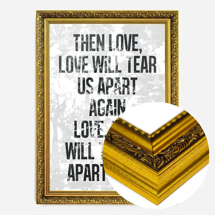 21x30cm | 8¼ x 11¾in / Gold Ornate Frame