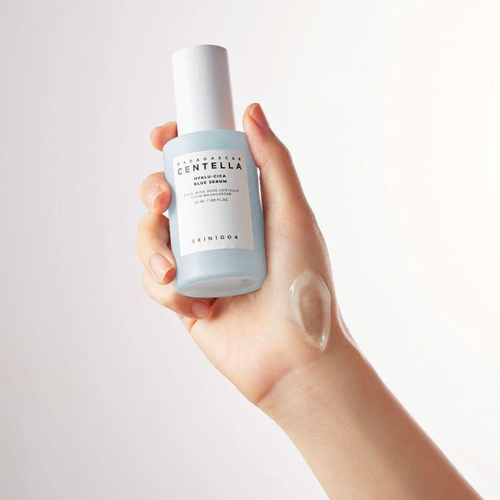 SKIN1004 Madagascar Centella Hyalu-Cica Blue Serum Nudie Glow Australia