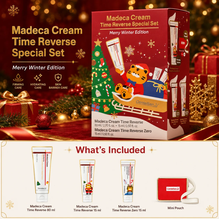Centellian24 Madeca Cream Time Reverse Set (Merry Winter Edition) Nudie Glow Australia