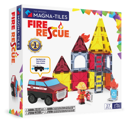 Magna-Tiles Fire Rescue 27-Piece Set - Wee Bee Baby Boutique