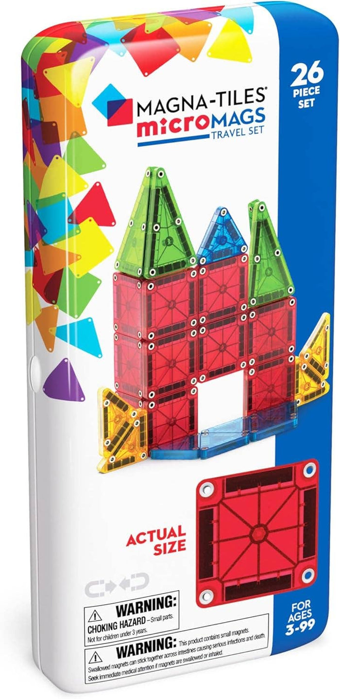 Magna-Tiles MicroMAGS 26-Piece Travel Set - Wee Bee Baby Boutique
