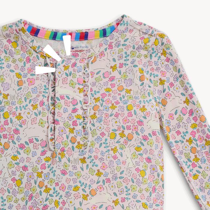 Magnetic Me Bunny Blossom Magnetic PJ Set - Wee Bee Baby Boutique