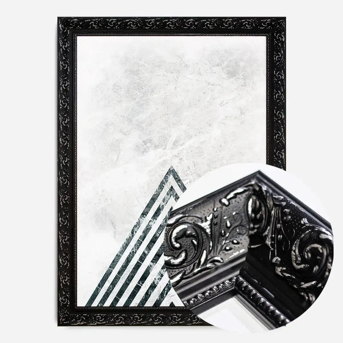 21x30cm | 8¼ x 11¾in / Black Ornate Frame