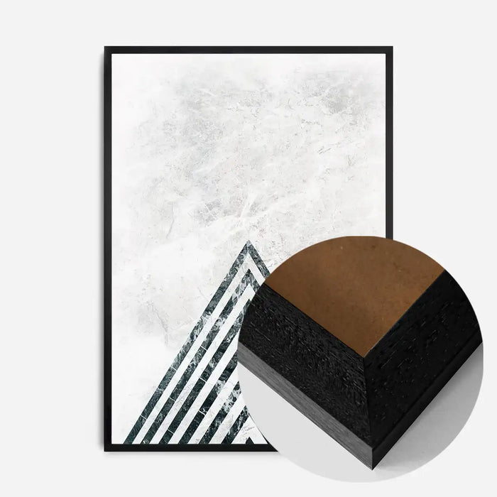 21x30cm | 8¼ x 11¾in / Black Wood Frame