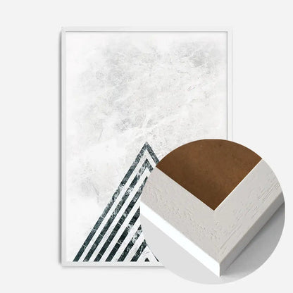 21x30cm | 8¼ x 11¾in / White Wood Frame