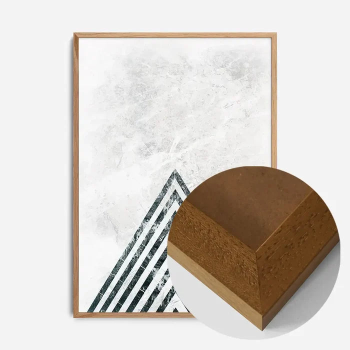 21x30cm | 8¼ x 11¾in / Oak Wood Frame