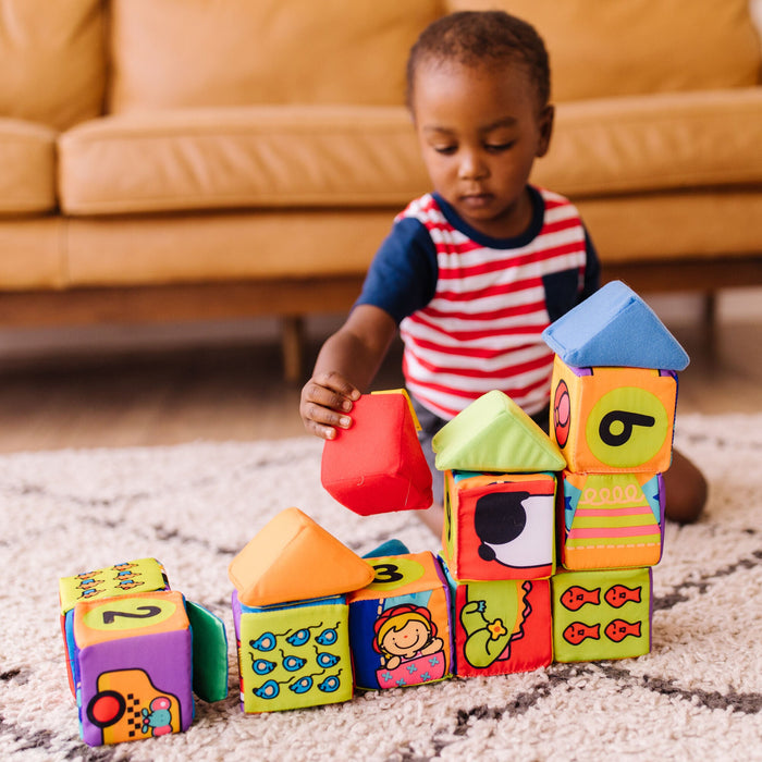 Match & Build Soft Blocks - Wee Bee Baby Boutique